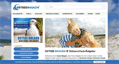 Desktop Screenshot of ostseemagazin.net